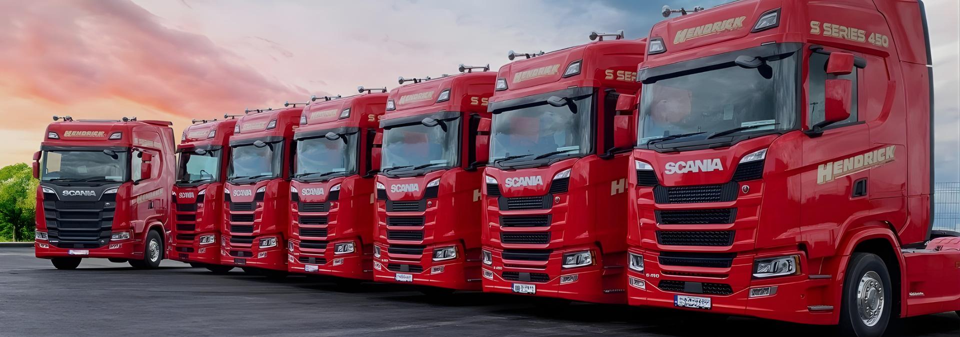 Hendrick Logistics Scania fleet